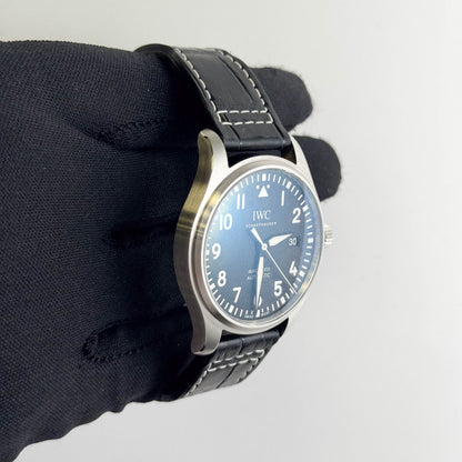 IWC Pilot's 40mm Black Dial Watch Ref# IW327009 - Happy Jewelers Fine Jewelry Lifetime Warranty