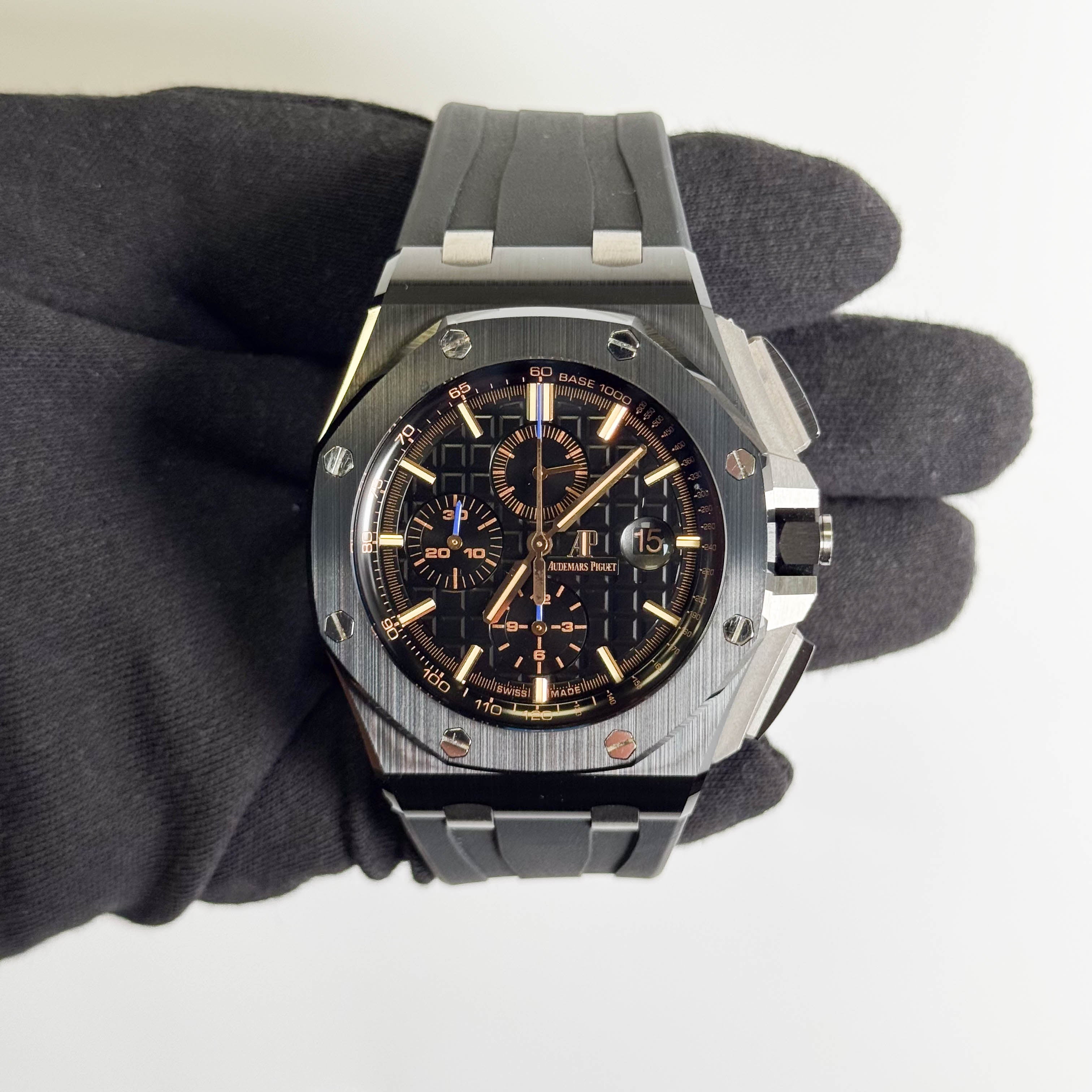 Audemars Piguet Royal Oak Offshore 44mm Black Dial Watch Ref# 26405CE.OO.A002CA.02