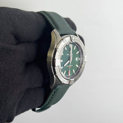 Breitling Avenger 42mm Green Dial Watch Ref# A17328