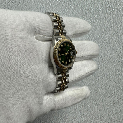 Rolex Datejust 26mm Green Dial Ref# 79173 - Happy Jewelers Fine Jewelry Lifetime Warranty