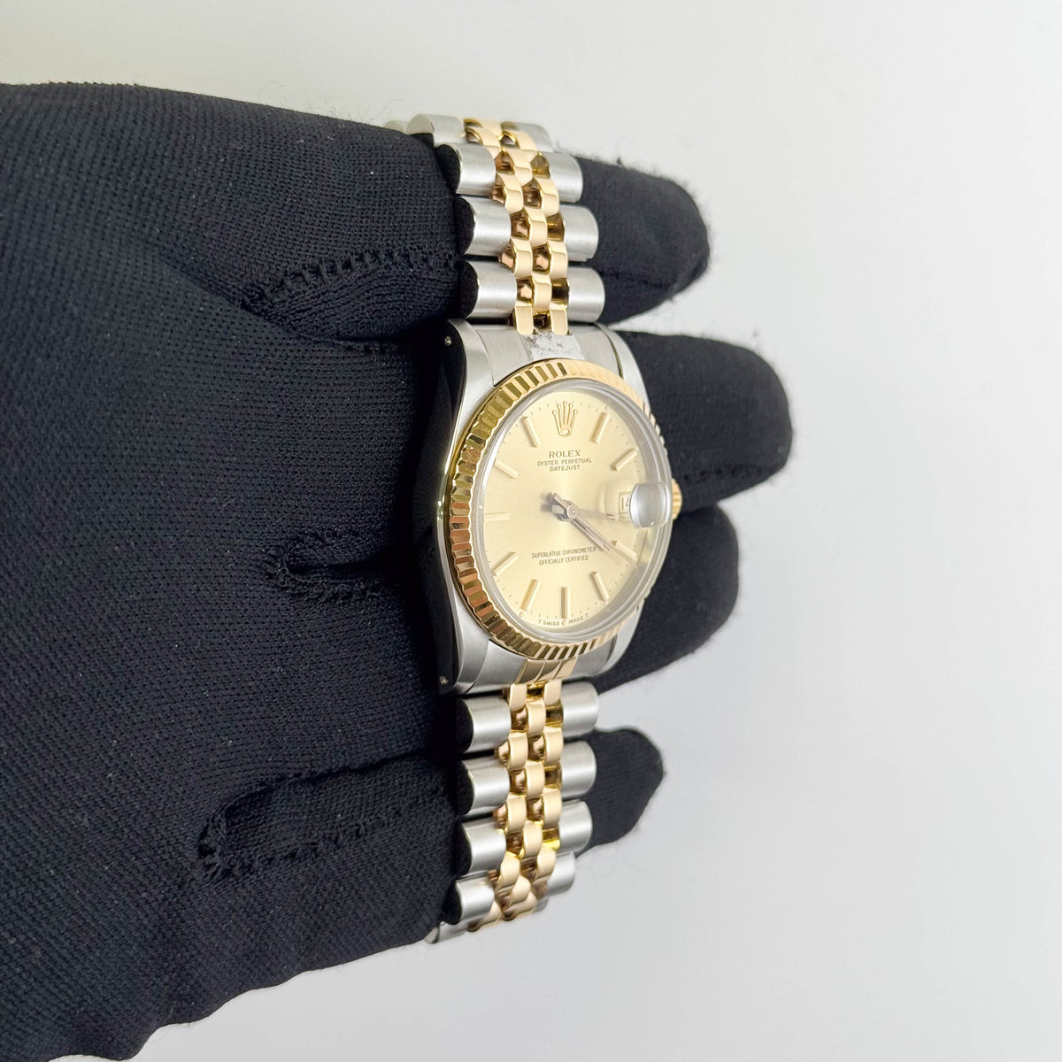 Rolex Datejust 31mm Champagne Dial Watch Ref# 68273