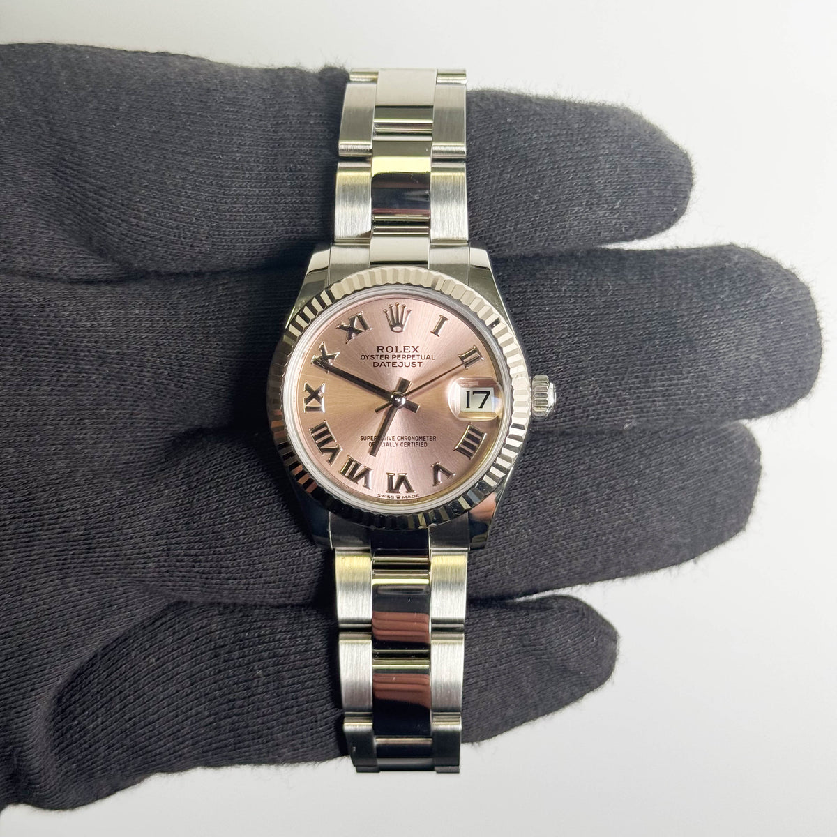 Rolex Datejust 31mm Pink Dial Watch Ref# 278274