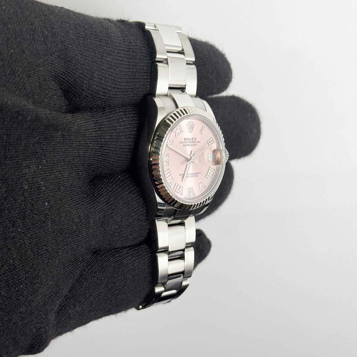 Rolex Datejust 31mm Pink Dial Watch Ref# 278274