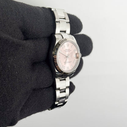 Rolex Datejust 31mm Pink Dial Watch Ref# 278274