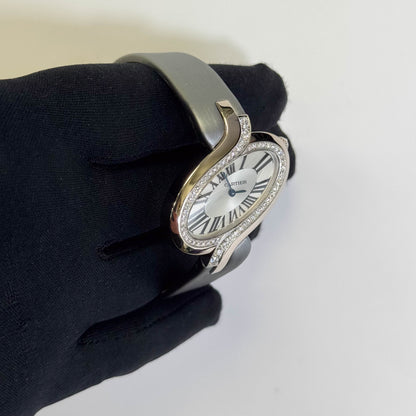 Cartier Delices 38.39mm Silver Dial Watch Ref# WG800018