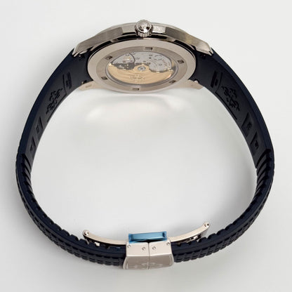 Patek Philippe Aquanaut 42mm Blue Dial Watch Ref# 5168G-001