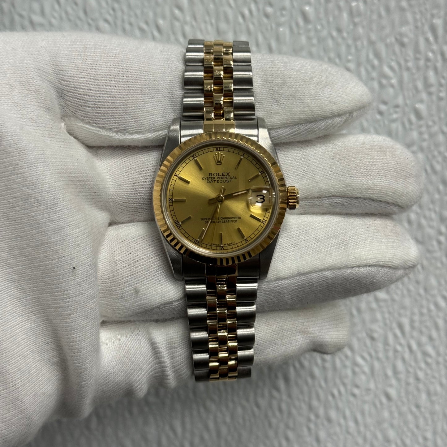 Rolex Datejust 31mm Champagne Dial Ref# 68273