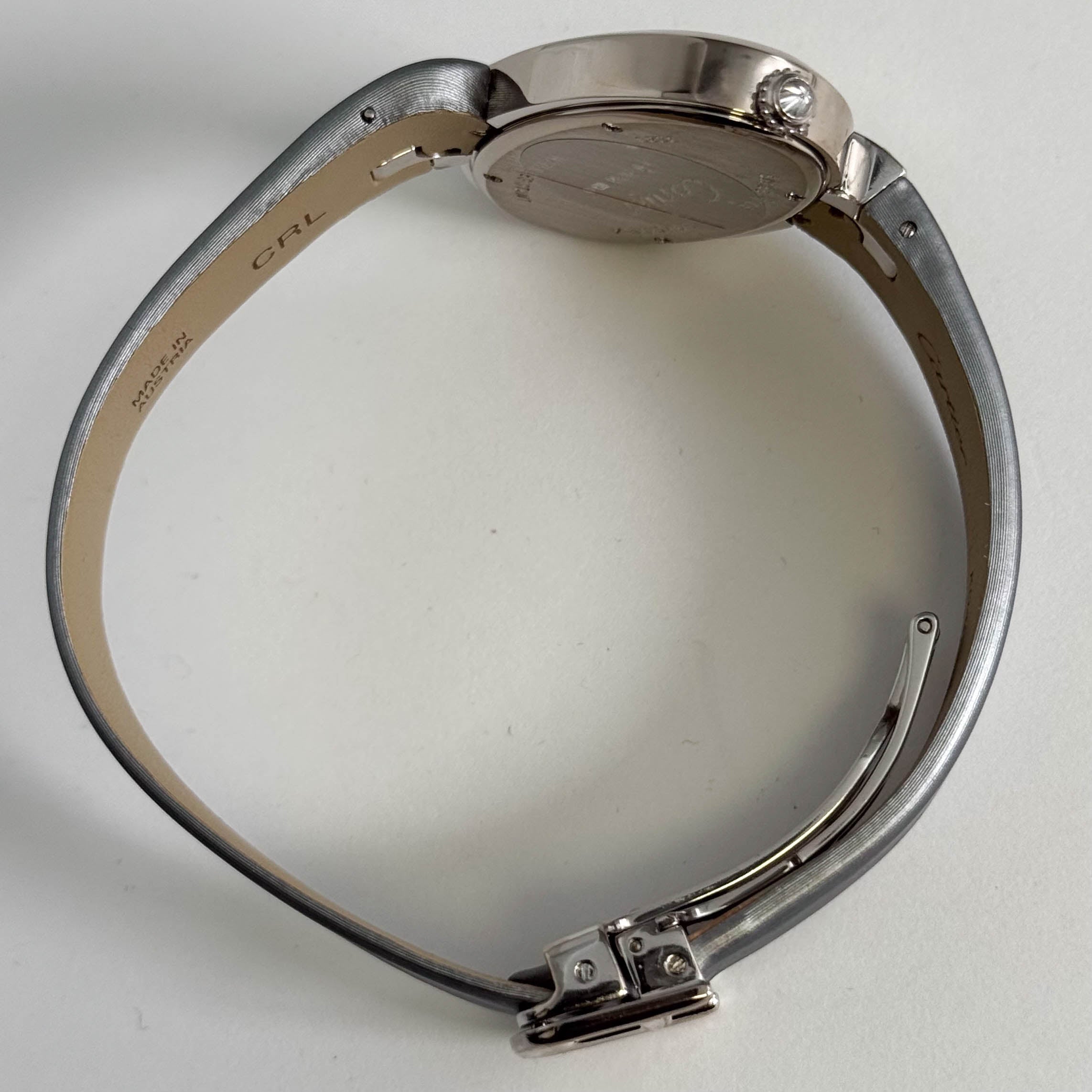 Cartier Delices 38.39mm Silver Dial Watch Ref# WG800018