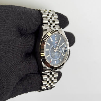 Rolex Sky-Dweller 42mm Blue Dial Watch Ref# 326934