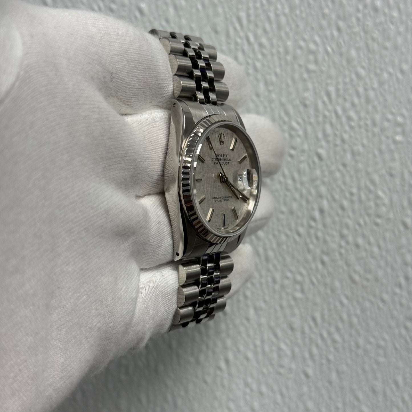 Rolex Datejust 36mm Silver Dial Ref# 16234