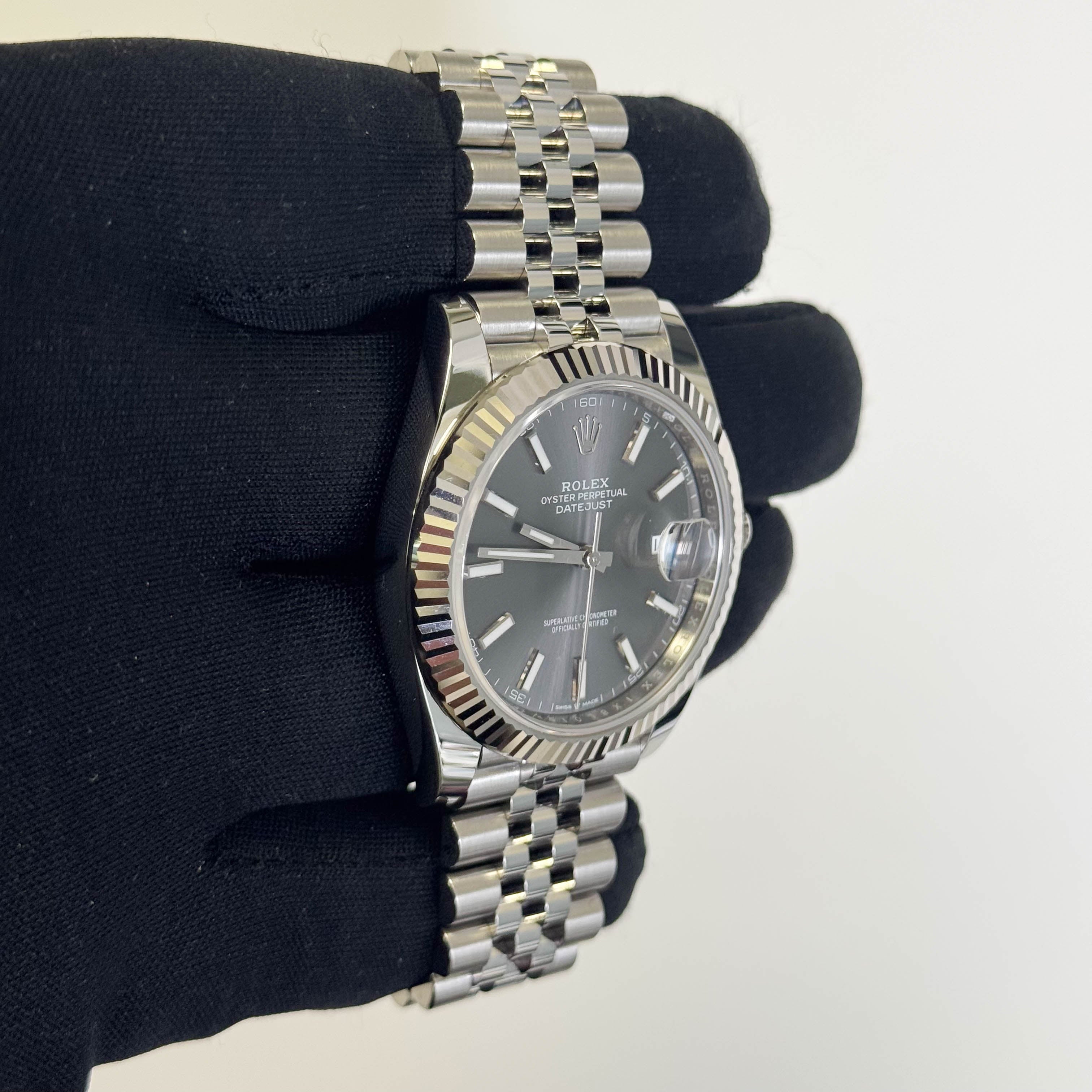 Rolex Datejust 41mm Rhodium Dial Watch Ref# 126334 - Happy Jewelers Fine Jewelry Lifetime Warranty