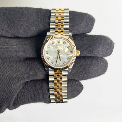 Rolex Datejust 31mm Mother Of Pearl Dial Watch Ref# 278273