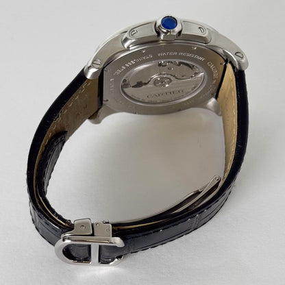 Cartier Calibre De 42mm Black Dial Watch Ref# W7100041 - Happy Jewelers Fine Jewelry Lifetime Warranty