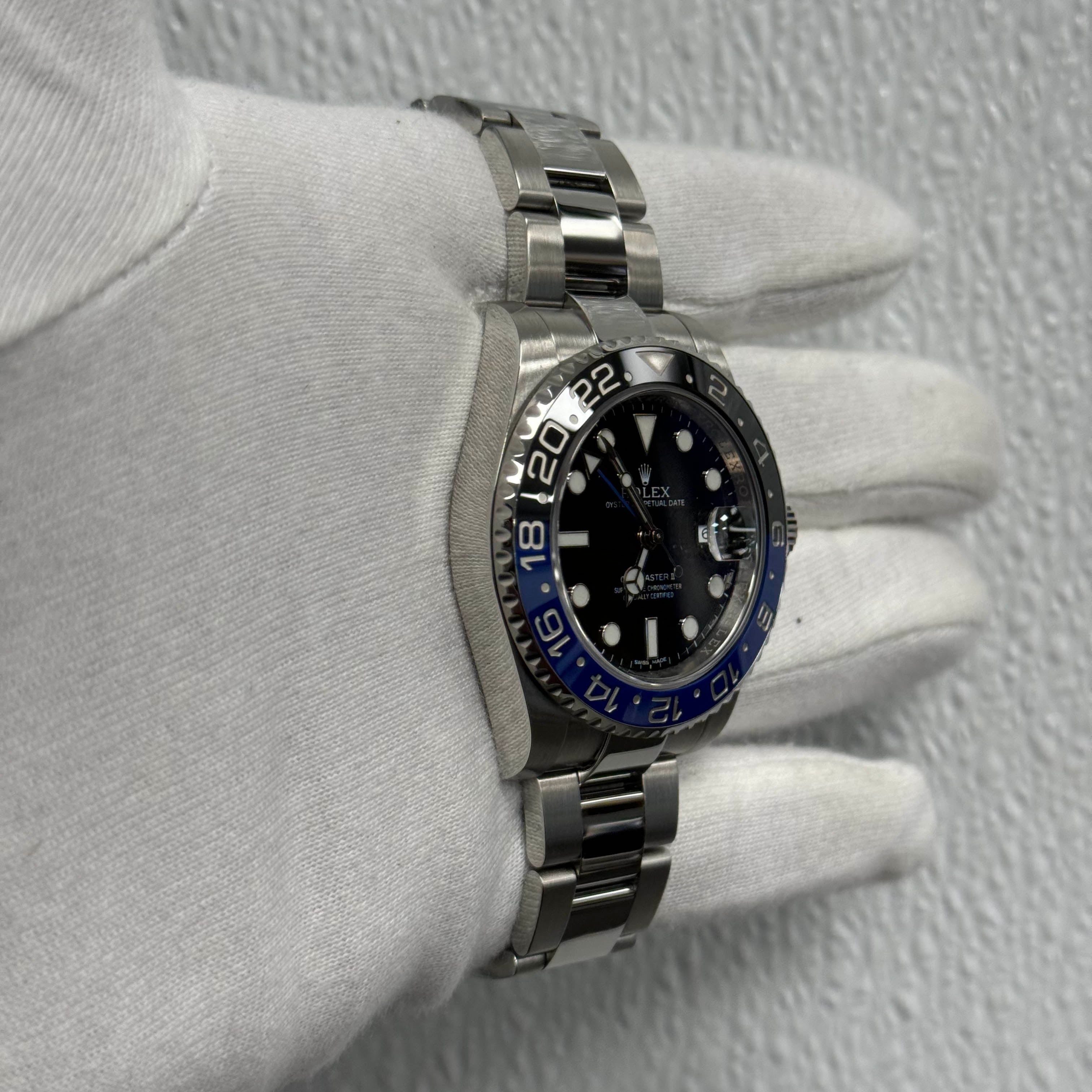 Rolex GMT Master II "Batman" Black Dial Ref# 116710BLNR - Happy Jewelers Fine Jewelry Lifetime Warranty