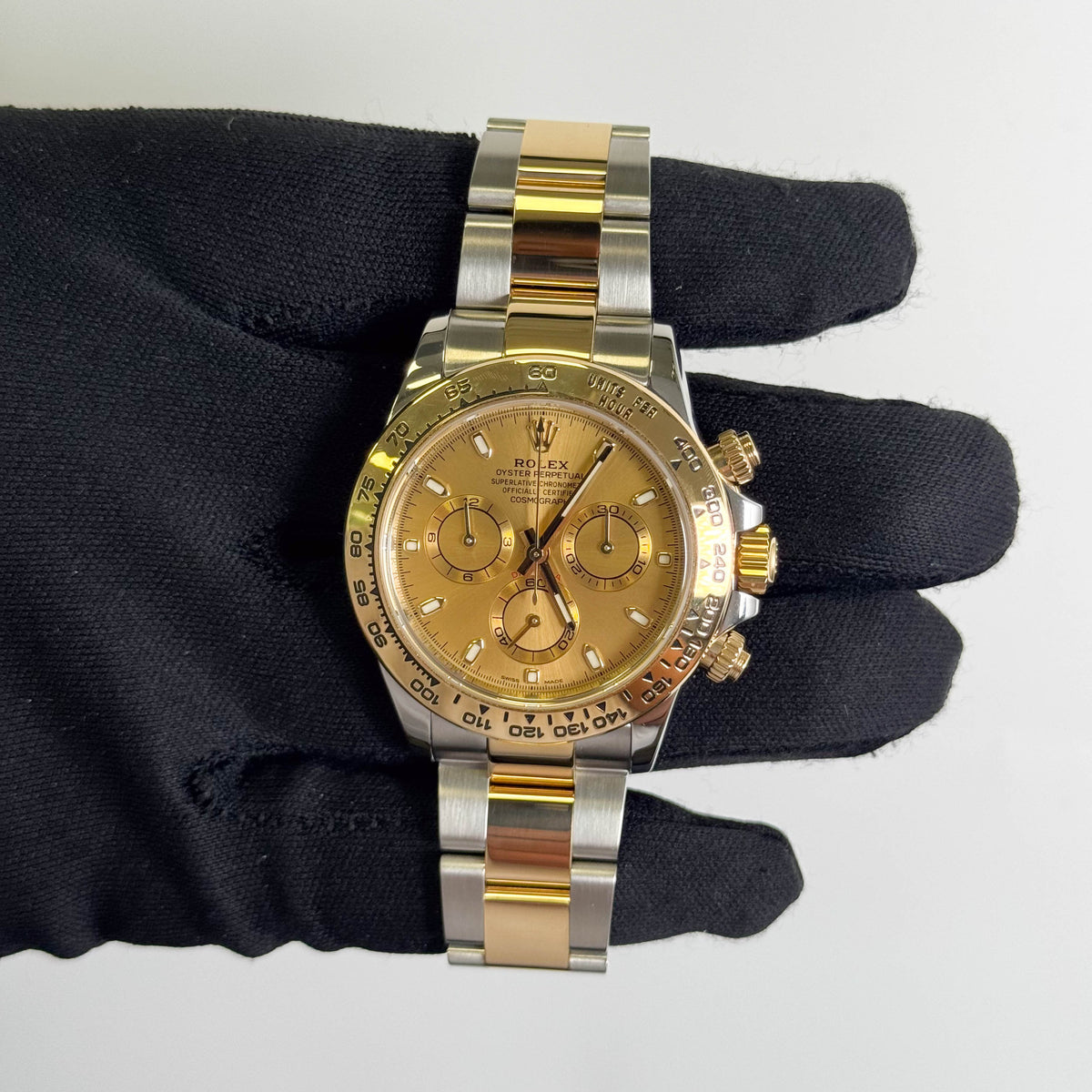 Rolex Daytona 40mm Champagne Dial Watch Ref# 116503 - Happy Jewelers Fine Jewelry Lifetime Warranty