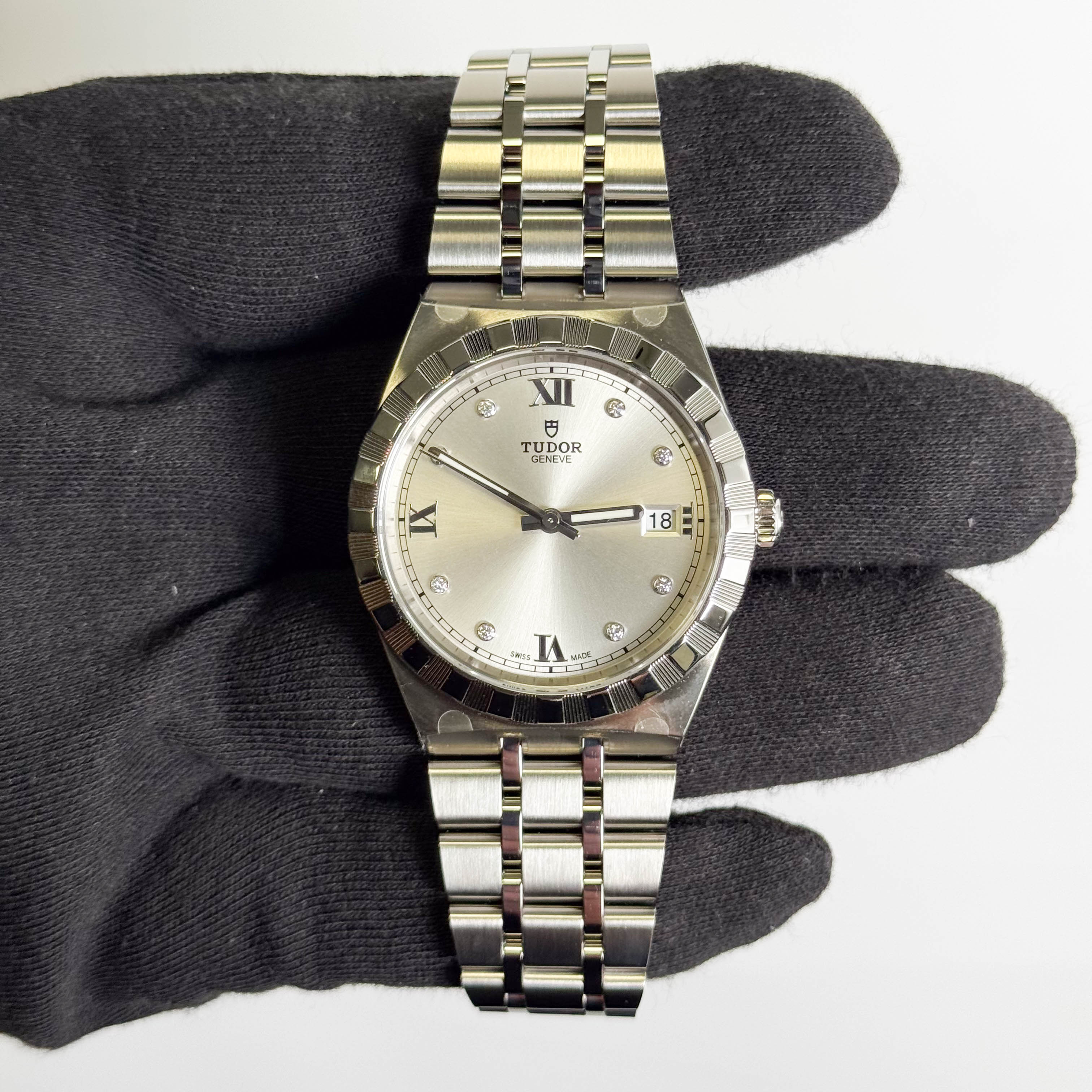 Tudor Royal 38mm Silver Dial Watch Ref# 28500