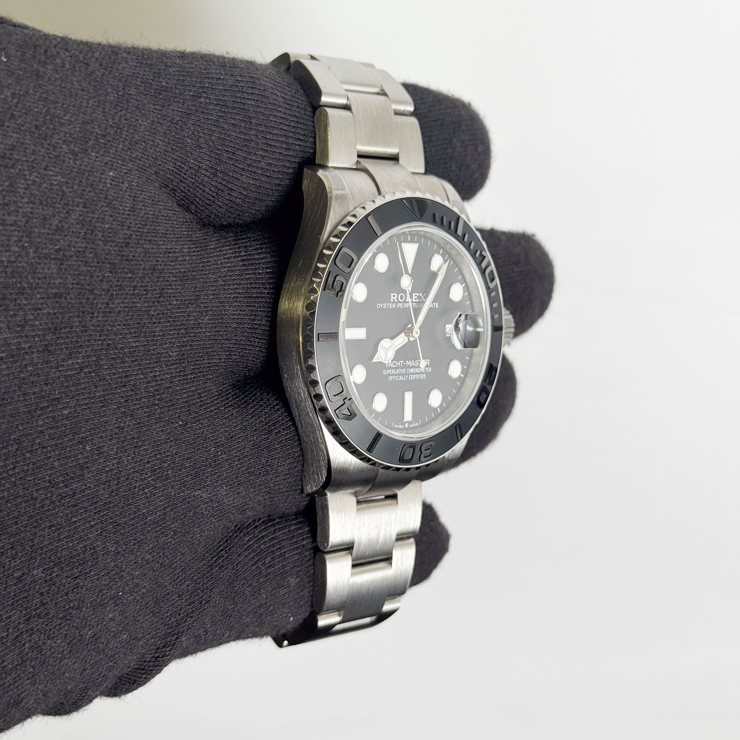 Rolex Yacht-Master 42mm Black Dial Watch Ref# 226627
