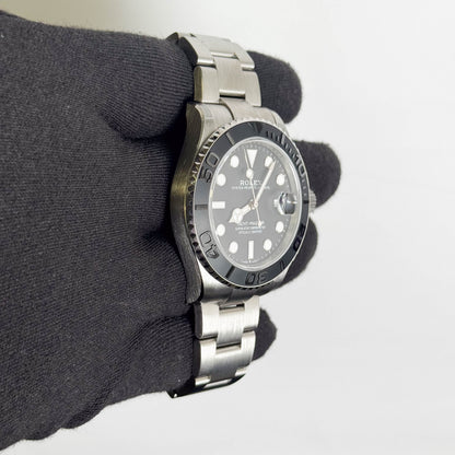 Rolex Yacht-Master 42mm Black Dial Watch Ref# 226627