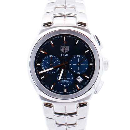 Tag Heuer Link 41mm Blue Dial Watch Ref# CBC2112 - Happy Jewelers Fine Jewelry Lifetime Warranty