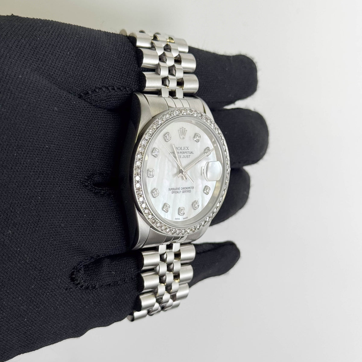 Rolex Datejust 36mm Custom MOP Dial Watch Ref# 16234 - Happy Jewelers Fine Jewelry Lifetime Warranty