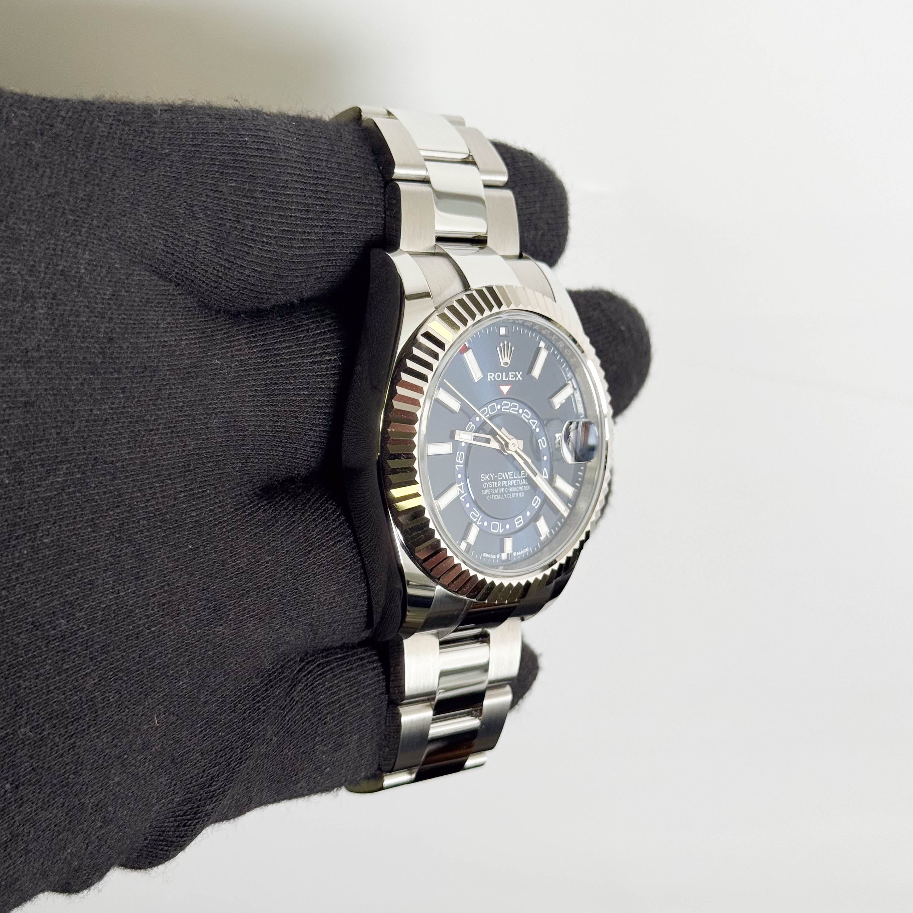 Rolex Sky-Dweller 42mm Blue Dial Watch Ref# 336934