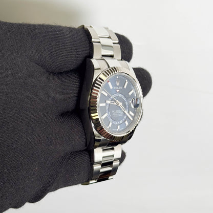 Rolex Sky-Dweller 42mm Blue Dial Watch Ref# 336934