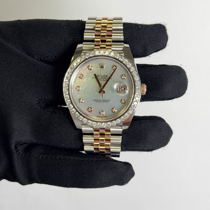 Rolex Datejust 41mm MOP Dial Watch Ref# 126331 - Happy Jewelers Fine Jewelry Lifetime Warranty