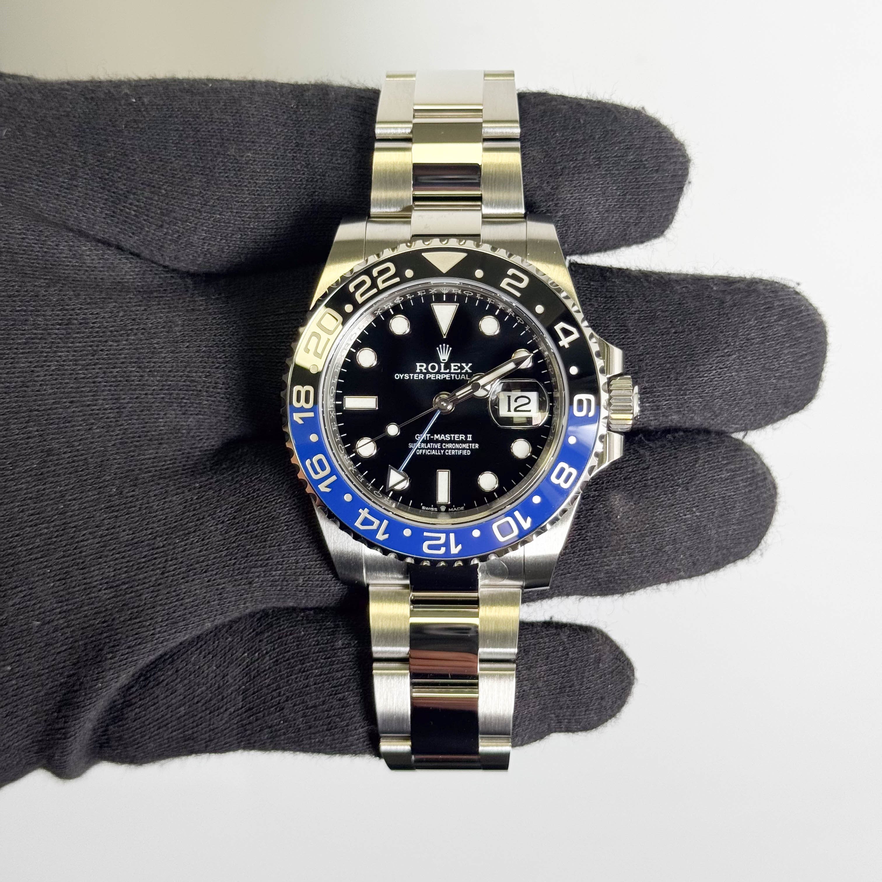 Rolex GMT Master II 40mm Black Dial Watch Ref# 126710BLNR