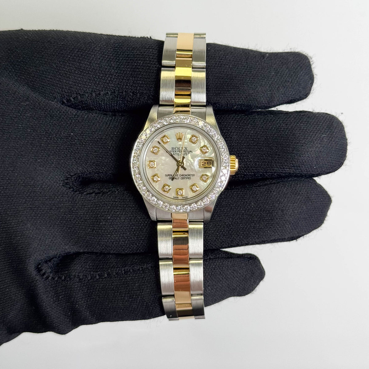 Rolex Datejust 26mm MOP Dial Watch Ref# 69173