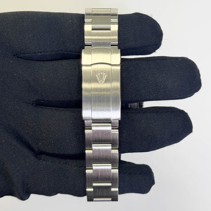 Rolex Oyster Perpetual 41mm Custom Turquoise Dial Watch Ref# 124300 - Happy Jewelers Fine Jewelry Lifetime Warranty