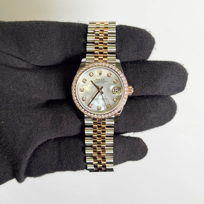 Rolex Datejust 31mm MOP Dial Watch Ref# 278381RBR