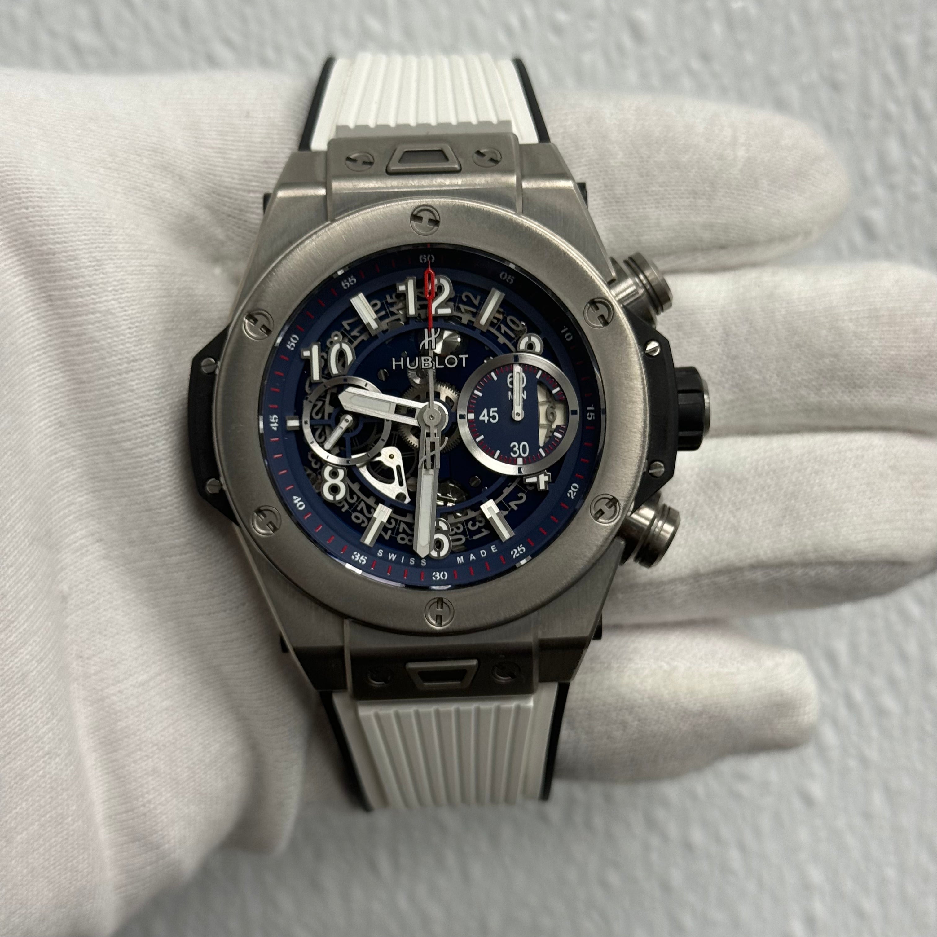 Hublot Big Bang Unico 45mm Skeleton Dial Watch Ref# 411.NX.5179.RX - Happy Jewelers Fine Jewelry Lifetime Warranty