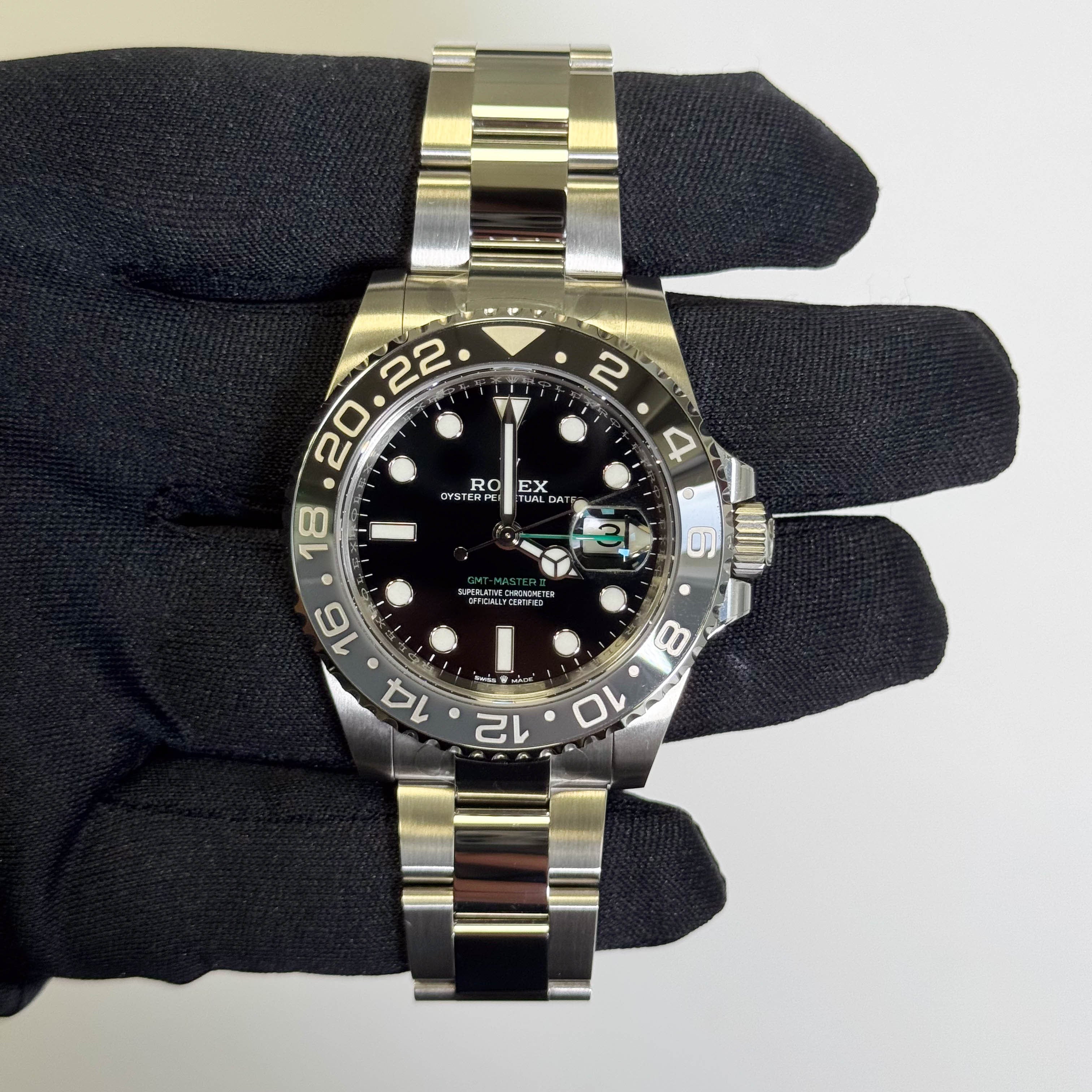 Rolex GMT-Master II 40mm Black Dial Ref# 126710GRNR