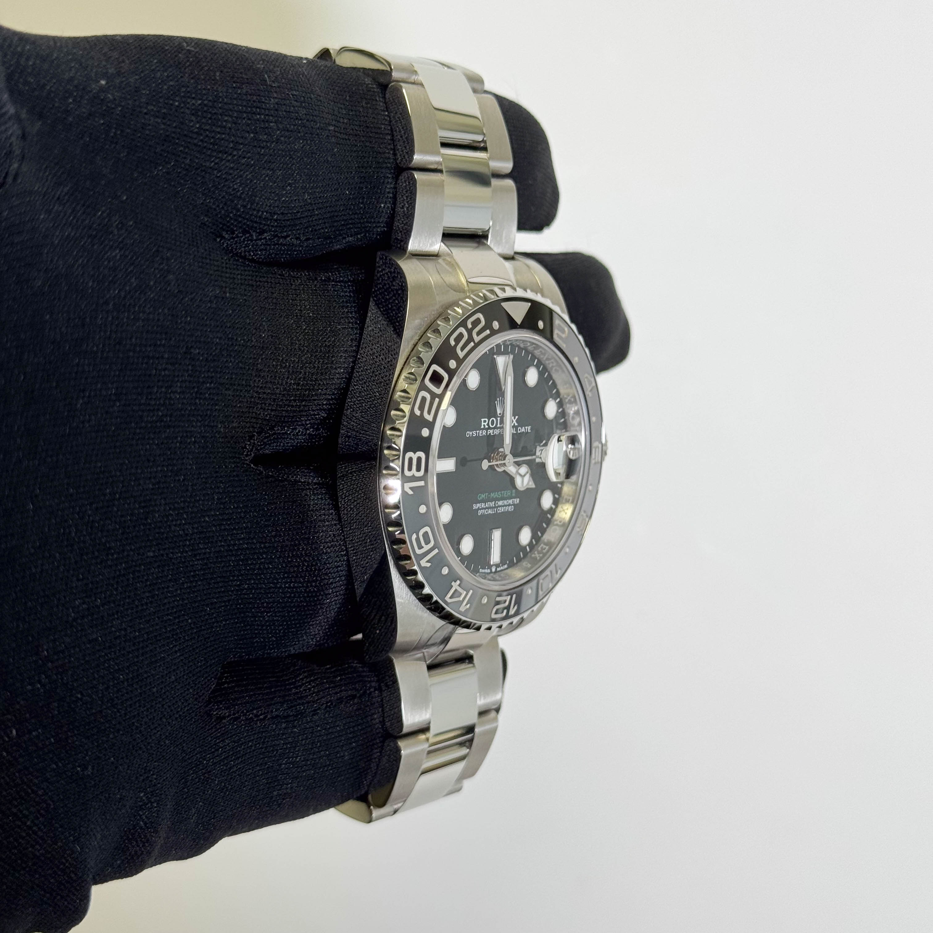 Rolex GMT-Master II 40mm Black Dial Ref# 126710GRNR