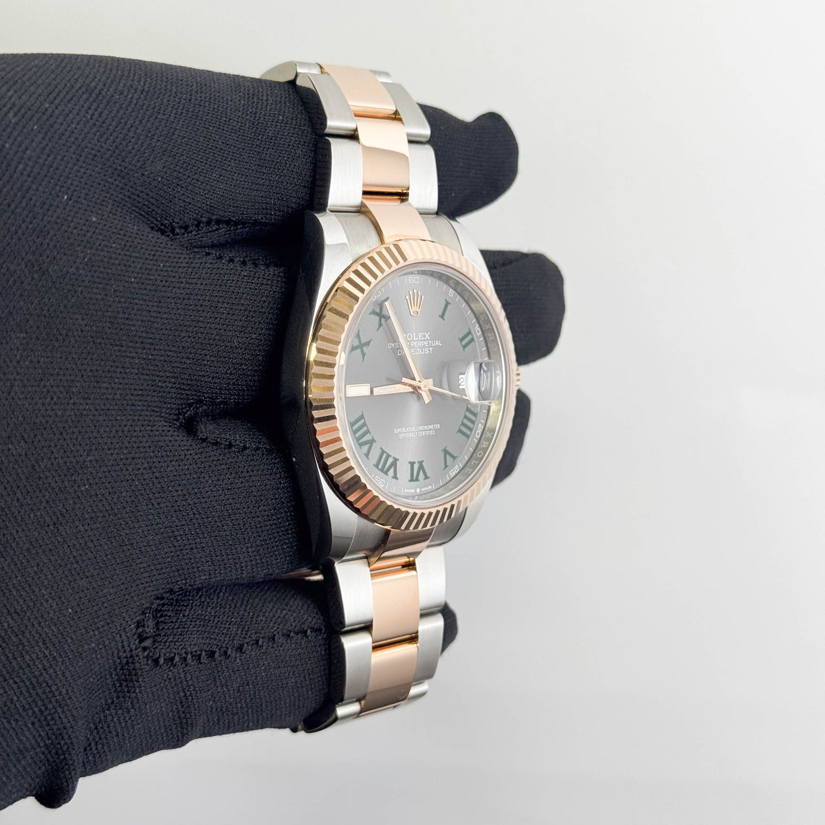 Rolex Datejust 41mm Wimbledon Dial Watch Ref# 126331