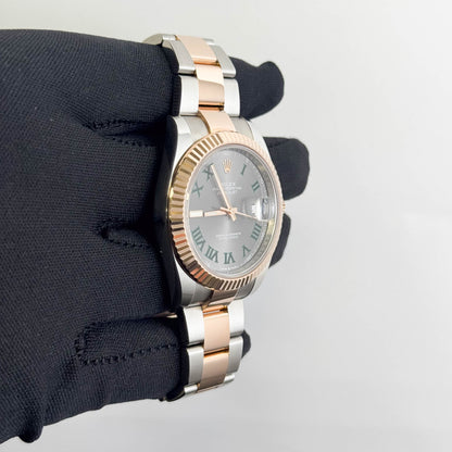 Rolex Datejust 41mm Wimbledon Dial Watch Ref# 126331