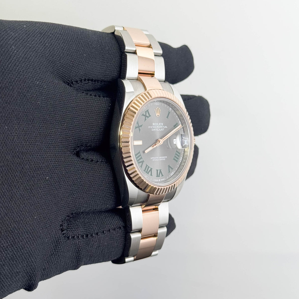 Rolex Datejust 41mm Wimbledon Dial Watch Ref# 126331