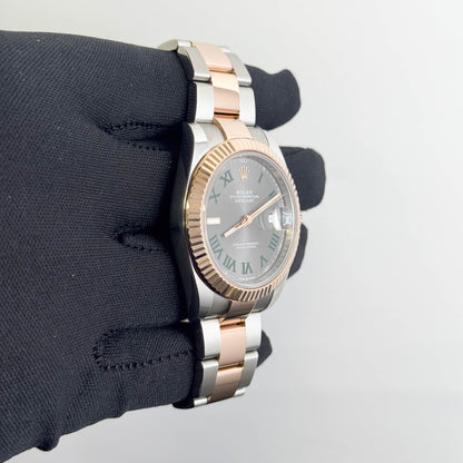 Rolex Datejust 41mm Wimbledon Dial Watch Ref# 126331
