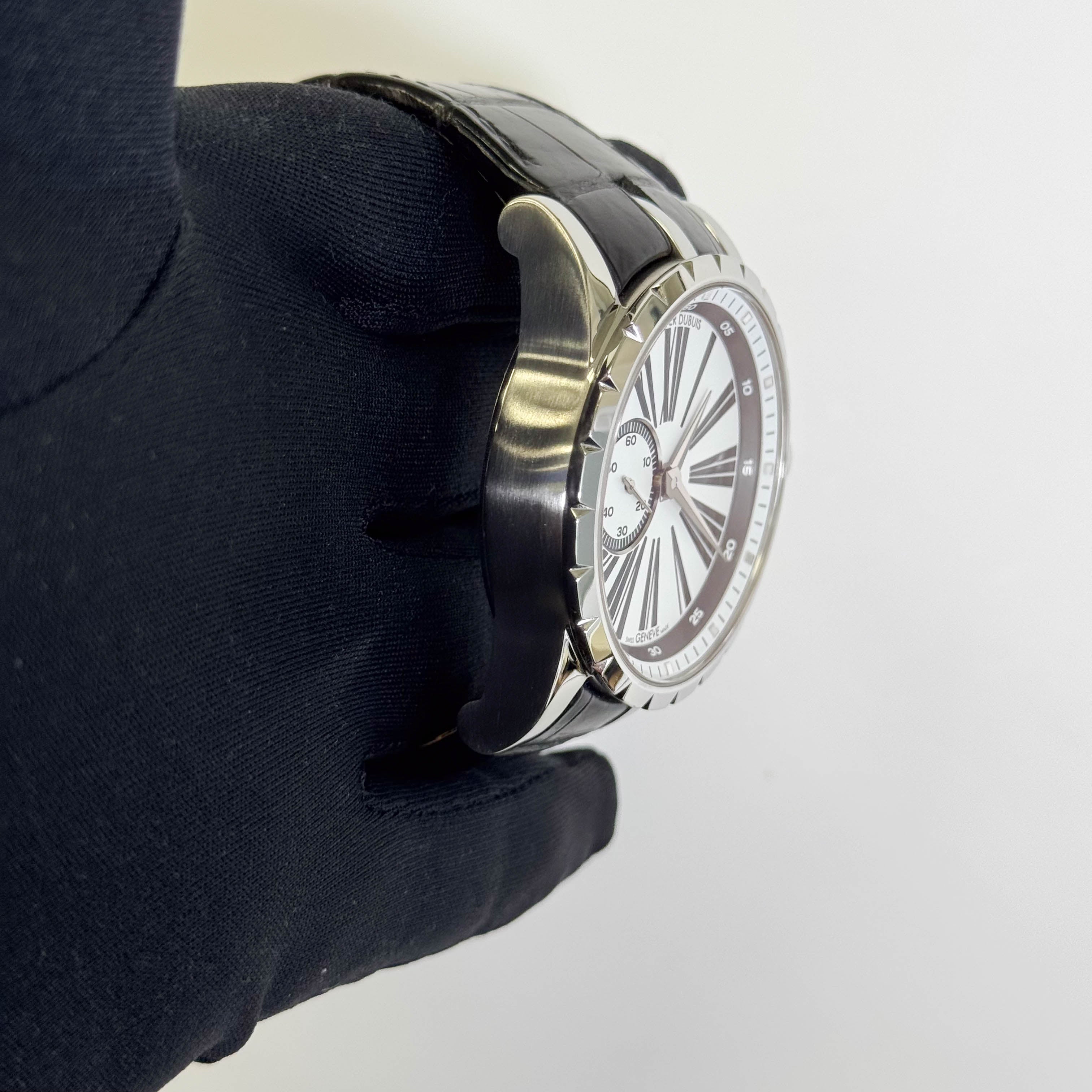 Roger Dubuis Excalibur 45mm White Dial Watch Ref# EX45-77-90-00