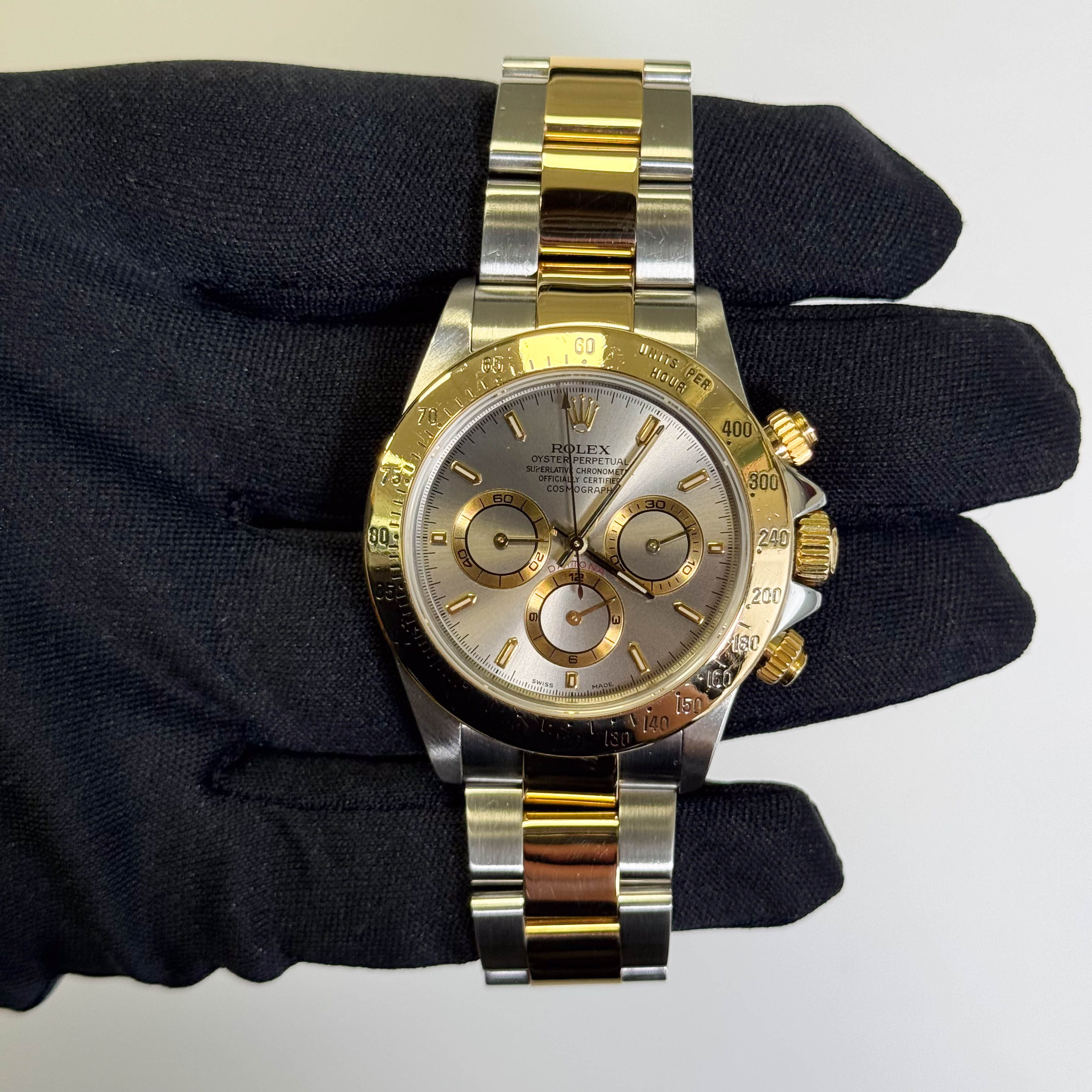 Rolex Daytona 40mm Silver Dial Watch Ref# 16523