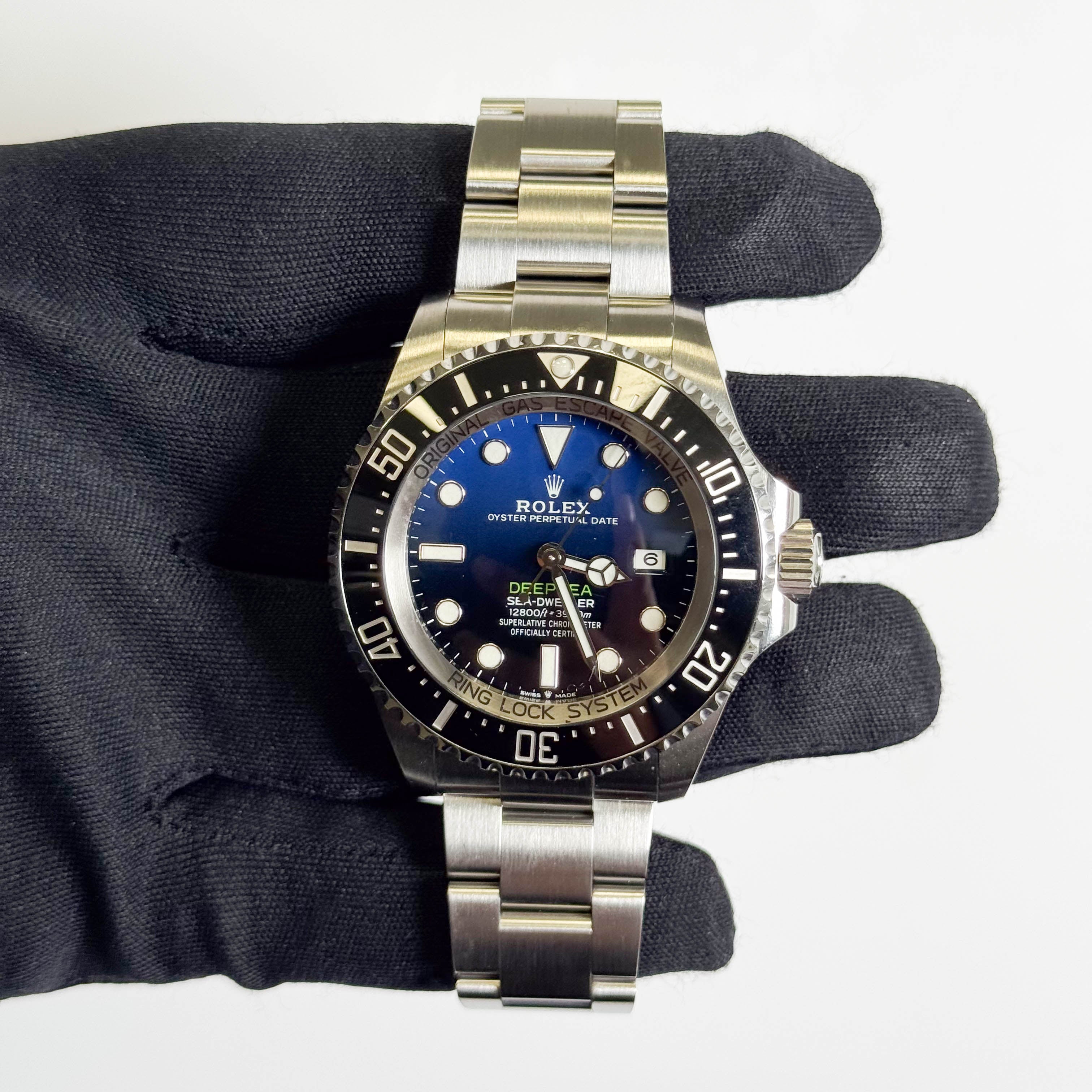 Rolex Sea-Dweller 44mm Blue/Black Dial Watch Ref# 126660 - Happy Jewelers Fine Jewelry Lifetime Warranty