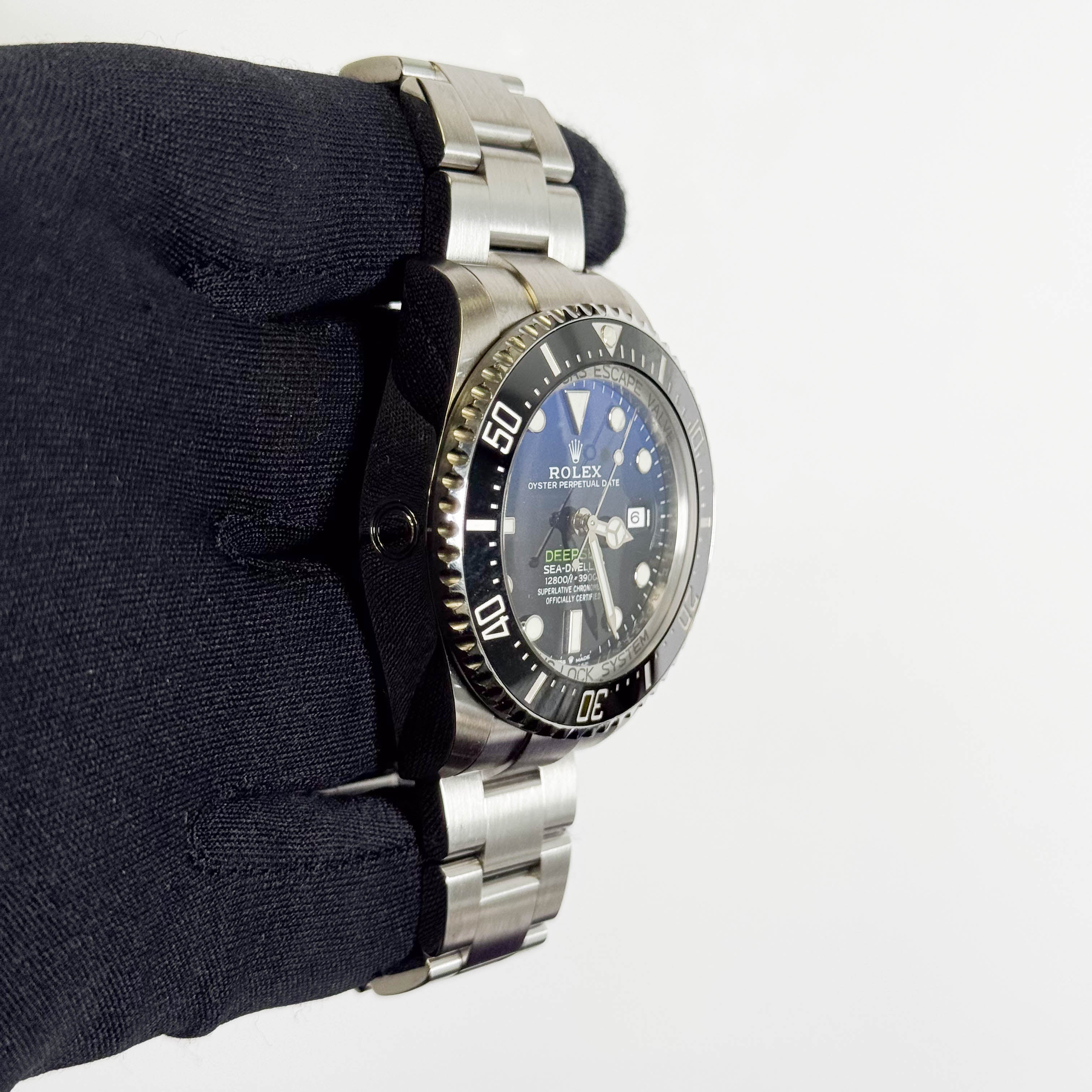 Rolex Sea-Dweller 44mm Blue/Black Dial Watch Ref# 126660 - Happy Jewelers Fine Jewelry Lifetime Warranty