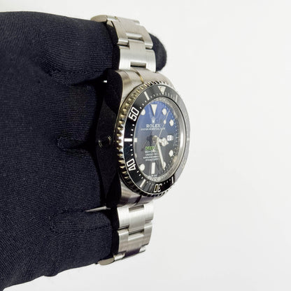 Rolex Sea-Dweller 44mm Blue/Black Dial Watch Ref# 126660 - Happy Jewelers Fine Jewelry Lifetime Warranty
