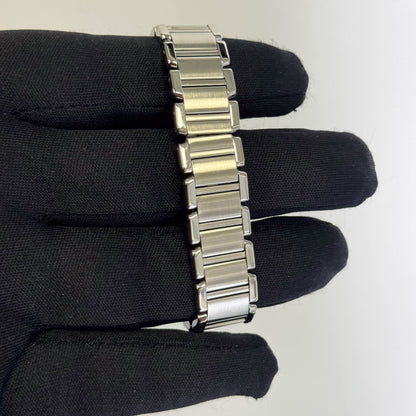 Cartier Tank Stainless Steel 20mm Ivory Dial Watch Ref# W51008Q3 - Happy Jewelers Fine Jewelry Lifetime Warranty