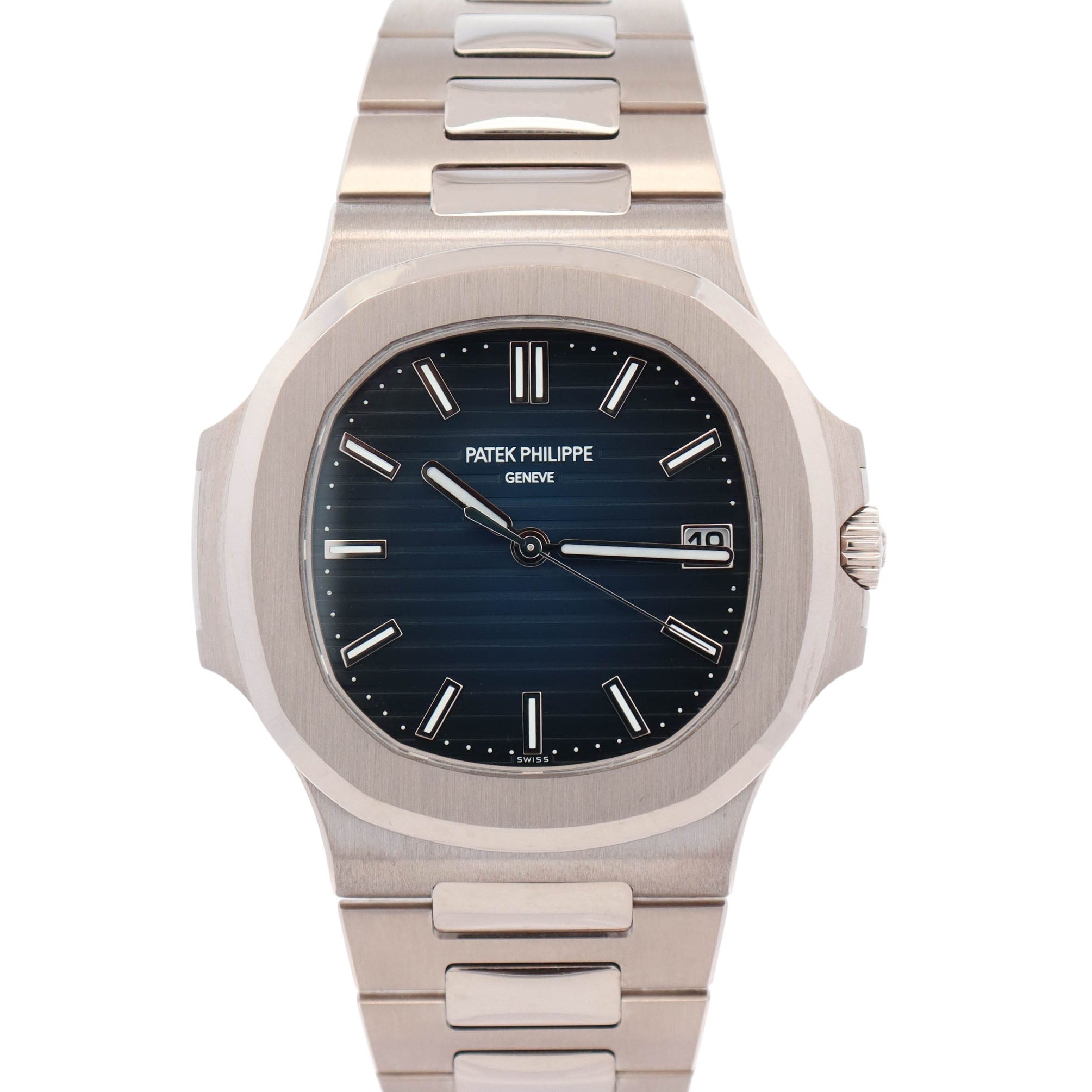 Patek Philippe Nautilus 40mm Blue Dial Watch Ref# 5811/1G-001