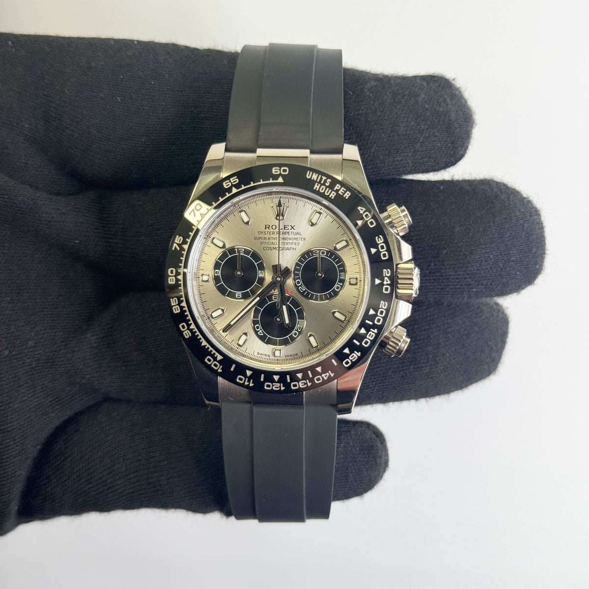 Rolex Daytona 40mm Silver Dial Watch Ref# 116519LN