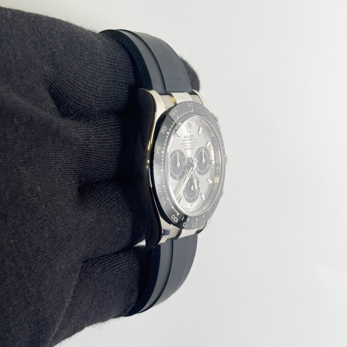 Rolex Daytona 40mm Silver Dial Watch Ref# 116519LN