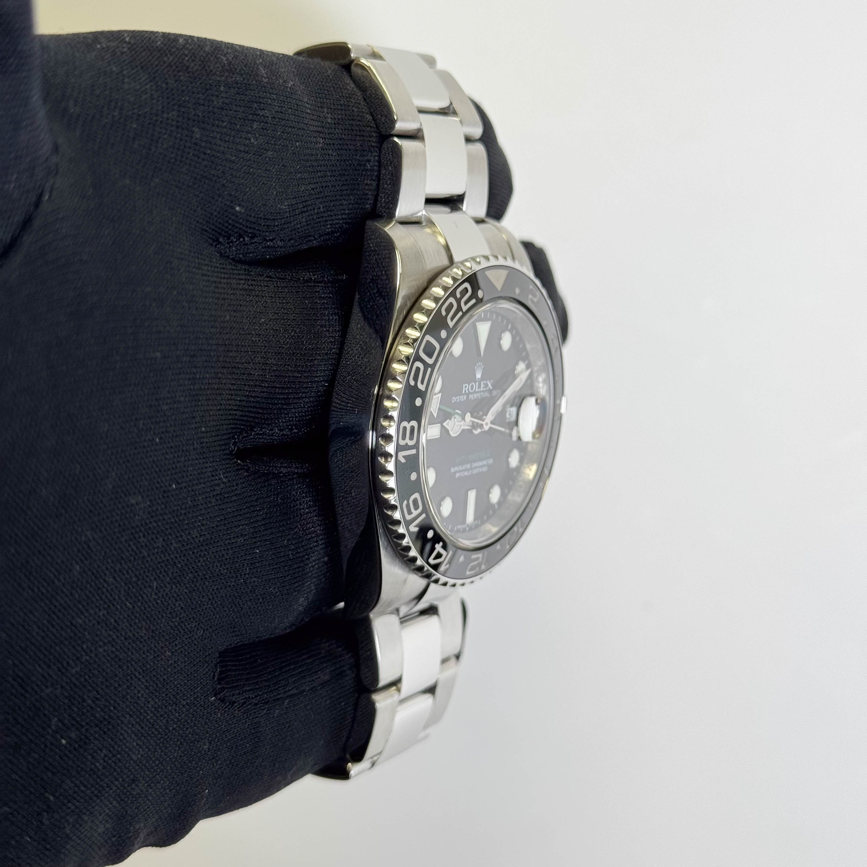 Rolex GMT-Master II 40mm Black Dial Watch Ref# 116710LN