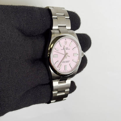 Rolex Oyster Perpetual 41mm Candy Pink Dial Watch Ref# 134300