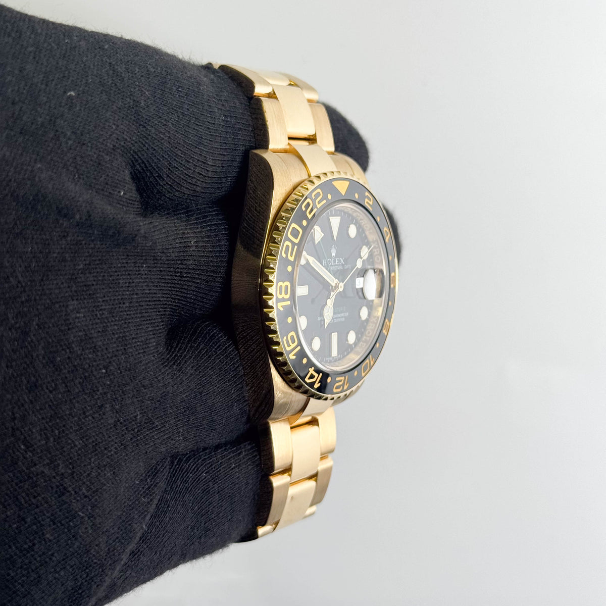 Rolex GMT Master II 40mm Black Dial Watch Ref# 116718LN